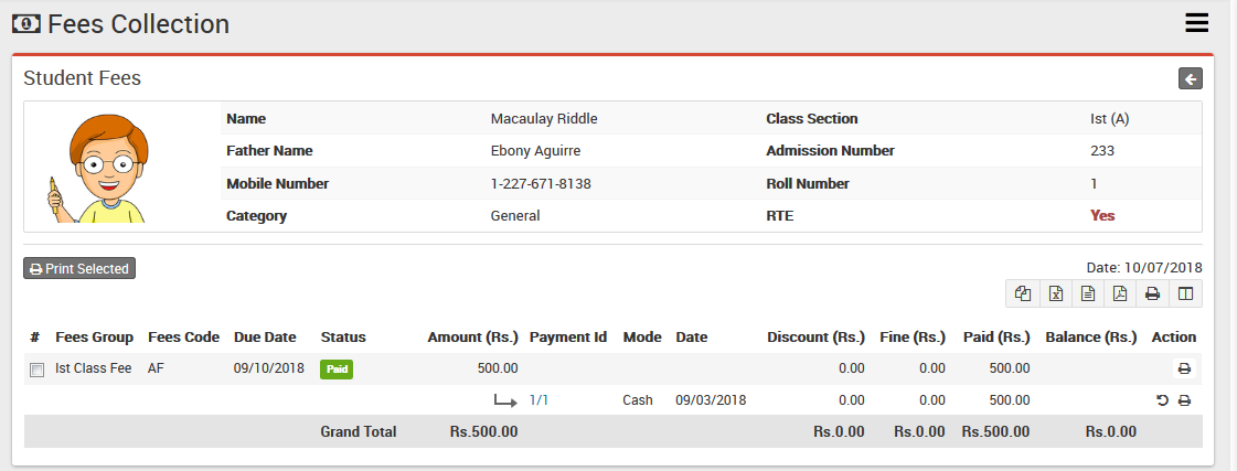 Reliable Public School Collect Fee