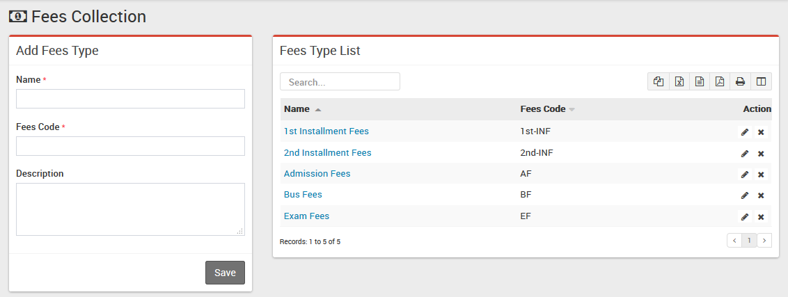 Reliable Public School Fee Type