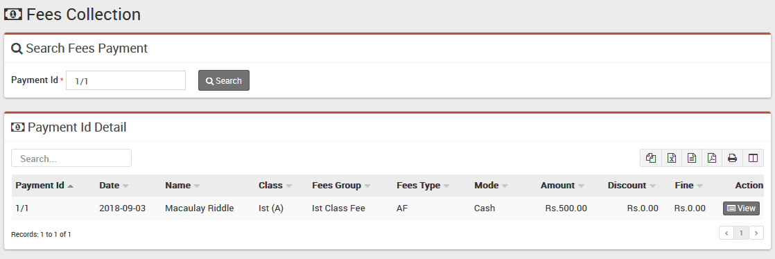 Reliable Public School Payment Details