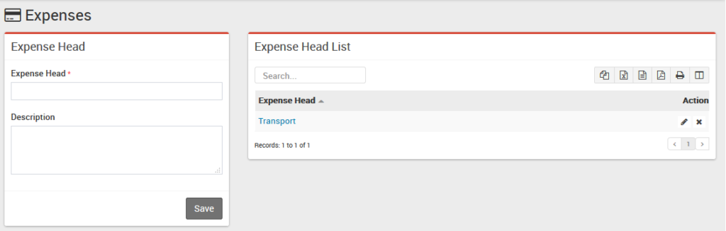 Expenses Reliable School Management System - Reliable Automation
